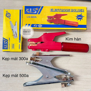 Kìm Hàn, Kìm Kẹp Que Hàn 500A 600A Cán Gỗ Và Kìm Kẹp Kìm LS+