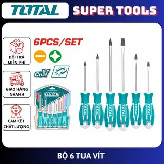Đồ nghề total bộ 6 tua vít tht250606