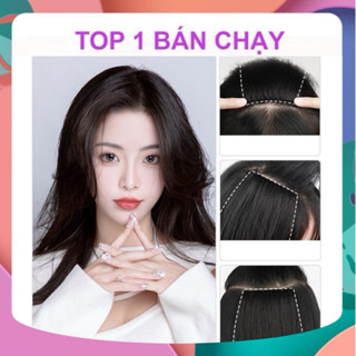 🛍TÓC KẸP PHỒNG🛍 SET 2 KẸP TÓC GIẢ CONG NHẸ LÀM PHỒNG CHÂN TÓC