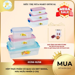 Hộp đựng thực phẩm ĐĐT - Có quai gài, nắp kín đáo, đa dạng kích thước | MTA - Mart