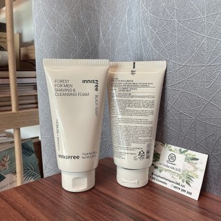 [HSD: 2026] Sữa Rửa Mặt Kiêm Bọt Cạo râu cho nam Innisfree Forest for Men Shaving & Cleansing Foam 150ml