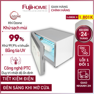 Tủ sấy bát đĩa khử khuẩn UV & Ozone DD42 FUJIHOME, Máy sấy khô đựng chén đũa khử trùng dụng cụ y tế