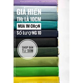 Vải tafta nhũ - giá hiển thị là giá 10cm, mua 1m chọn 10.