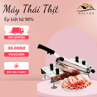 [Tặng lưỡi sơ cua] Máy cắt, thái thịt đông lạnh - Đa năng, chất liệu làm từ Inox, không han gỉ