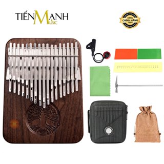 [Chính Hãng] Đàn Kalimba 34 Phím Hluru KYT34B-BlackWalnut - Nhạc Cụ Tiến Mạnh Music KYT34B, KYT34