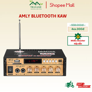 Amply karaoke kaw bt-298a / bt-198b, amply mini hay- hát karaoke kết nối không dây bluetooh- bảo hành 12 tháng