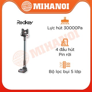 Máy hút bụi cầm tay pin rời Xiaomi Redkey P9 – Lực hút khủng 30,000 Pa - Bảo Hành 12 Tháng