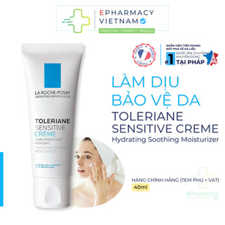 Kem Dưỡng La Roche-Posay Toleriane Sensitive Crème Moisturiser làm dịu & bảo vệ cho da nhạy cảm 40ml