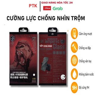 Cường lực chống nhìn trộm iphone xs max 14 pro max 12 promax 7 8 Plus 11 13 x kingkong full màn 4D wekome