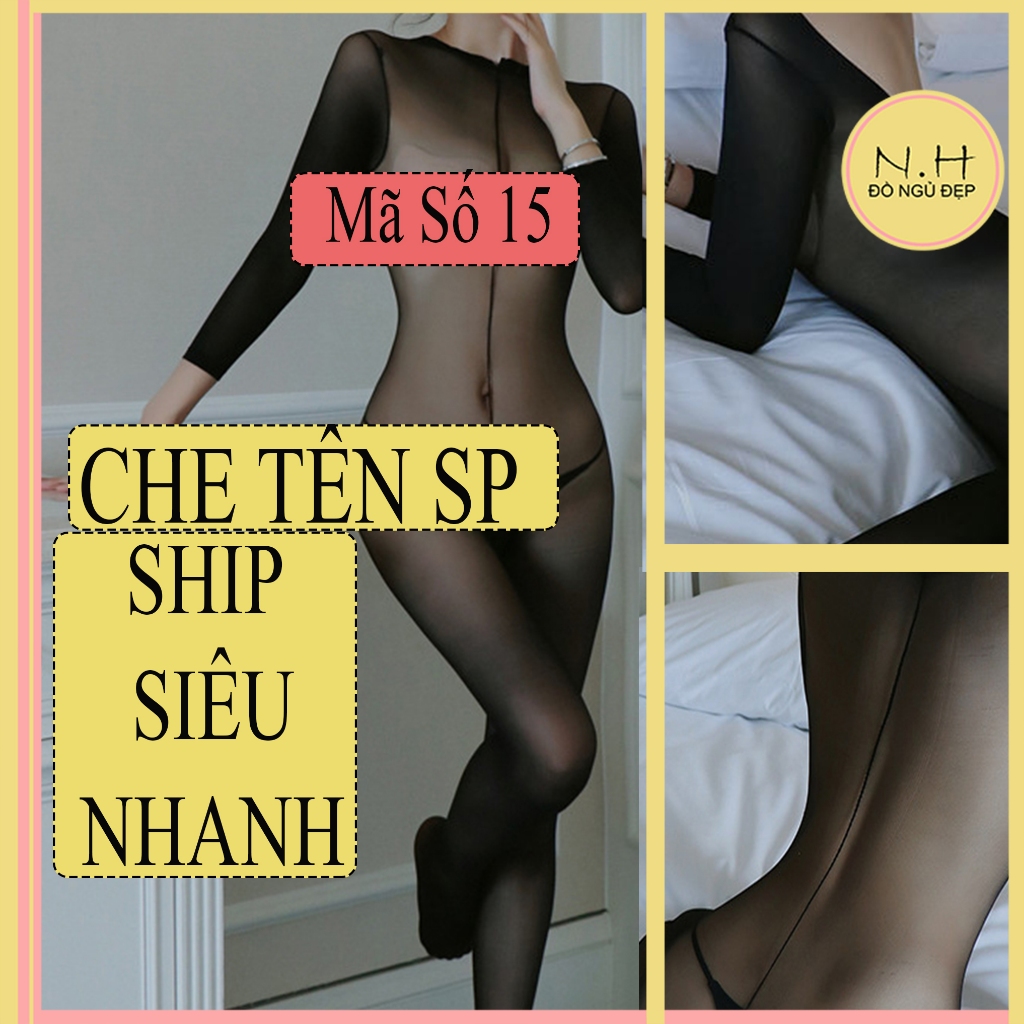 Tất Lưới Toàn Thân BodyStocking M15 Tất Liền Thân Ren Cao Cấp