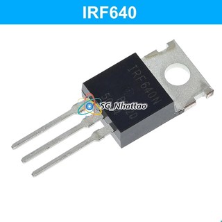Transistor irf640 640 irf640pbf to220 mosfet mosft fet 200v 18a to-220