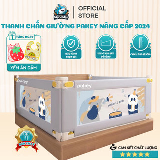 Thanh Chắn Giường Khủng Long 2024 Nâng Cấp, Chắn Giường Pakey Nâng Hạ 1 Bên Cao Tối Đa 105cm