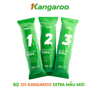Combo 3 Lõi Lọc 123 Kangaroo Hàng chính hãng dùng cho các dòng máy dùng 3 cốc lọc 10 inch của Kangaroo