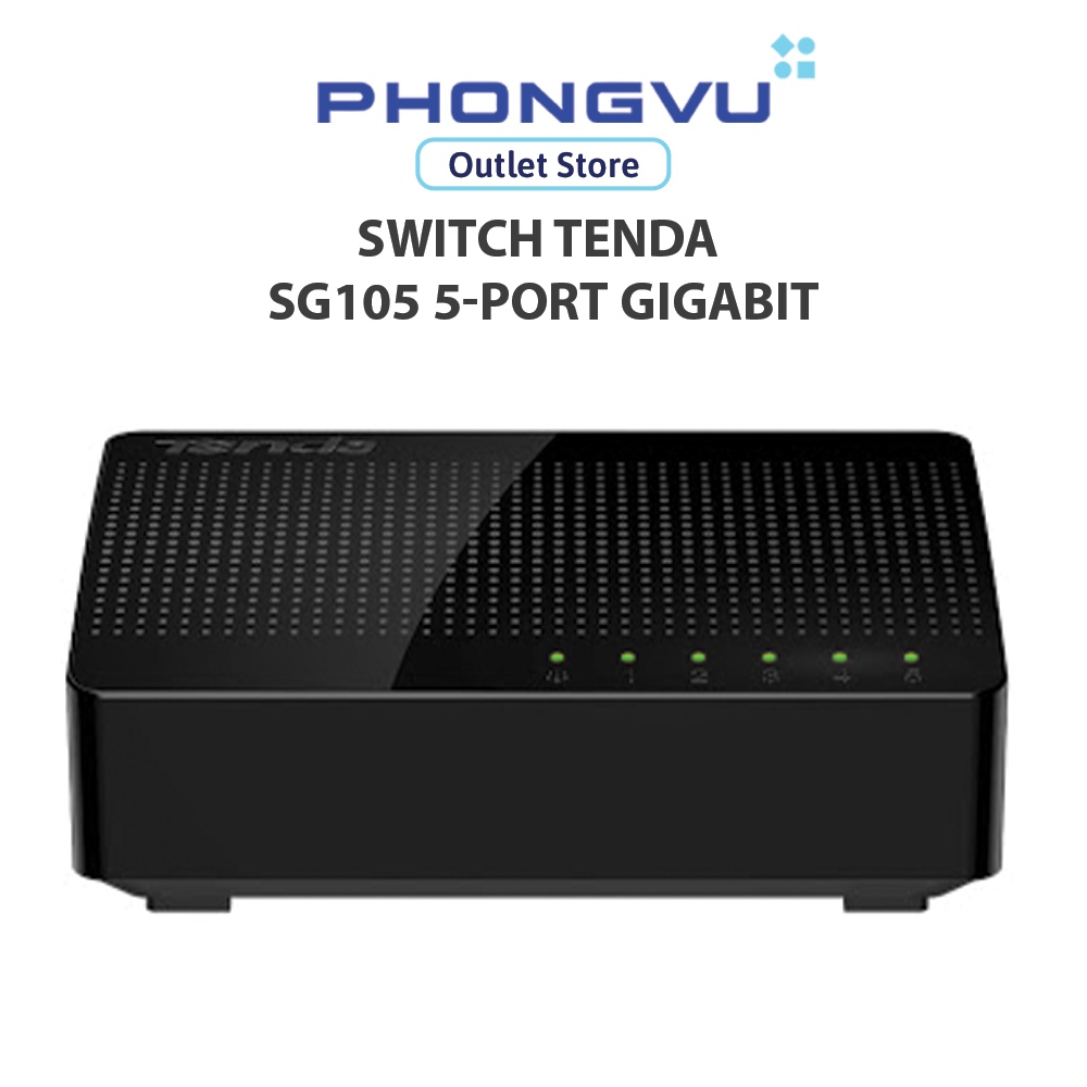 Thiết bị mạng/ Switch Tenda 5P SG105 - Bảo hành 36 tháng