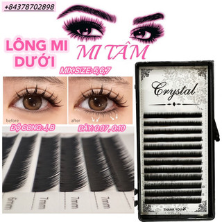 Mi dưới 0.7 0.10 độ cong j _ dụng cụ nối mi _ phụ liệu nối mi mi tâm
