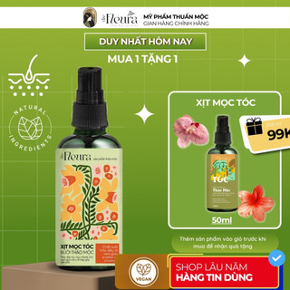 Xịt Mọc Tóc Nhanh Thảo Mộc The Fleura, Xịt Bưởi Mọc Tóc An Toàn Hiệu Quả, Hương Thơm Cỏ Cây Dễ Chịu