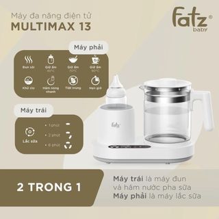 Máy đa năng điện tử (Lắc sữa/ Đun & Hâm nước pha sữa) Multimax 13