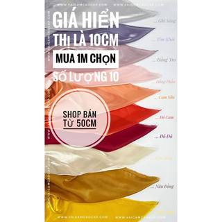 Organza Cao Cấp - giá hiển thị là giá 10cm, mua 1m chọn 10.