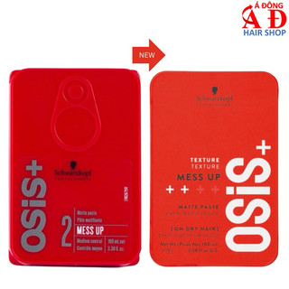 Sáp tạo kiểu tóc Schwarzkopf Professional OSIS+ Mess Up Matte Paste New 100ml