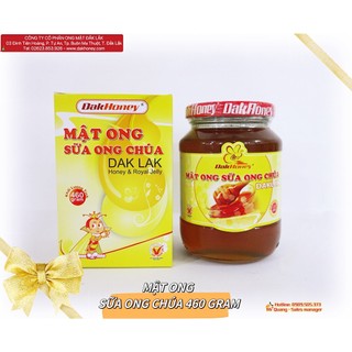 Mật ong Sữa ong chúa DakLak - DakHoney  460g