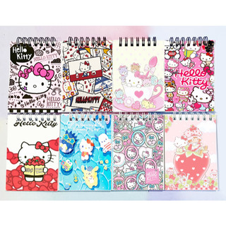 Sổ lò xo kitty mini LXD30 A7 100 trang tập kaws  note dễ thương