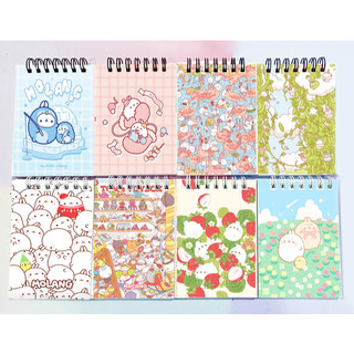 Sổ lò xo mini molang LXD12 A7 100 trang sổ note dễ thương