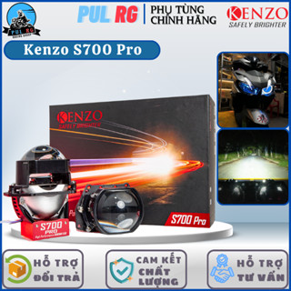 Đèn pha led bi cầu KENZO S700 PRO hàng chính hãng tản nhiệt 3 lớp - bảo hành 2 năm