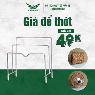 Kệ đựng thớt inox 304 2 ngăn Vibasic kệ đa năng kết hợp đựng nắp nồi, dao