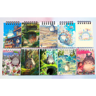 Sổ lò xo mini totoro LXD7 A7 100 trang sổ note dễ thương