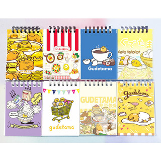 Sổ lò xo mini trứng lười LXD42 A7 100 trang sổ gudetama note dễ thương