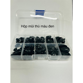 Hộp 150 mũi thú màu đen nhiều size