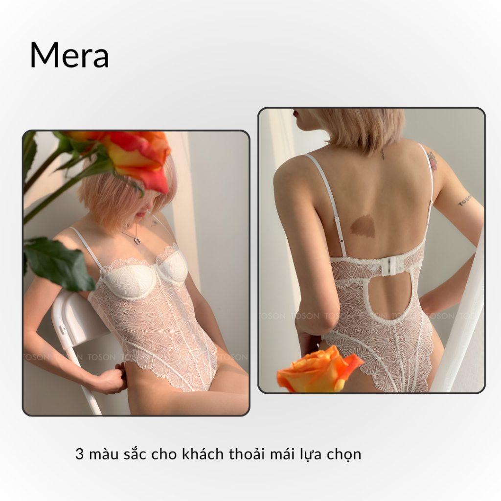 Bodysuit Có Gọng Tôn Dáng, Chất Ren Mềm Mịn Mera Ver 2 TOSONDECHAN (Hình Thật - Che Tên Sản Phẩm) | BigBuy360 - bigbuy360.vn
