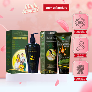 Combo Gội Xả Thanh Mộc Hương Ngăn Rụng Tóc Kích Thích Mọc Tóc Phục Hồi Tóc Hư Tổn Chính Hãng
