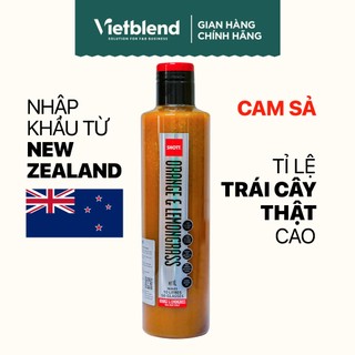 Syrup shott vị cam sả chai 1 lít
