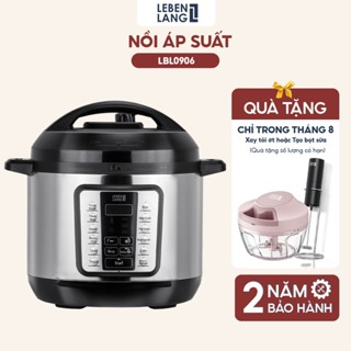 Nồi áp suất điện đa năng LEBENLANG LBL0906, 6L, chế độ ninh hầm siêu nhanh, tiết kiệm thời gian, BH 2 năm - chính hãng