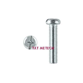 Ốc bake đầu tròn thân bulong M4
