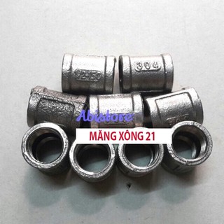 MĂNG XÔNG DN15(1/2'') INOX, MĂNG SÔNG PHỤ KIỆN ĐƯỜNG ỐNG NỐI 2 ĐẦU REN TRONG GIÁ SỈ HÀ NỘI
