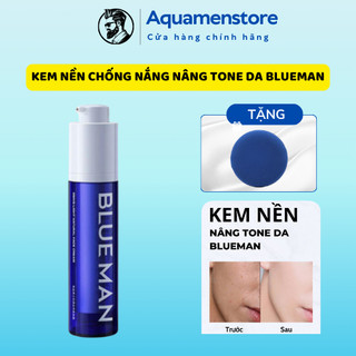 Kem nền trang điểm chống năng nâng tông 3 trong 1 Blueman 50ml