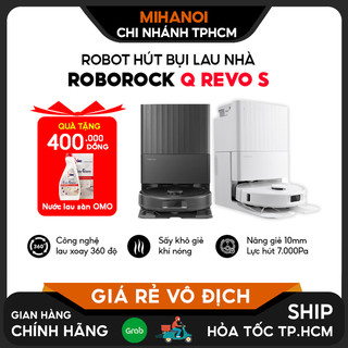 Robot hút bụi lau nhà roborock q revo s – lực hút 7.000pa, bản quốc tế