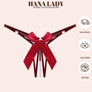 Quần lọt khe sexy - Quần chip lọt khe dây ngọc phối nơ gợi cảm LK118