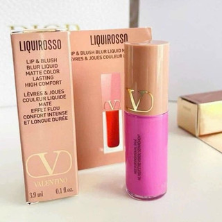 Son kem kiêm má hồng valentino liquirosso lip & blush màu 302r hồng cánh sen