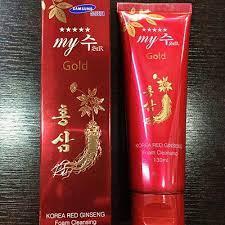 Sữa Rửa Mặt Hồng Sâm Đỏ Hàn Quốc  My Gold