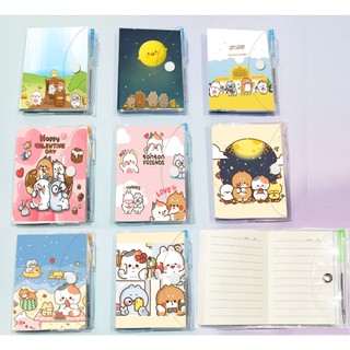 sổ kèm bút tonton friend SB18 sổ kèm bút hoạt hình cute dễ thương