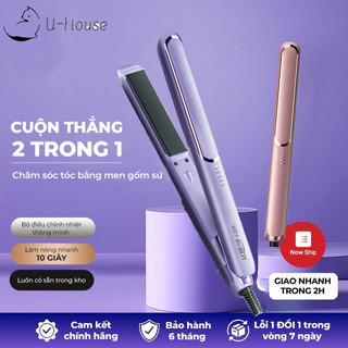 Máy duỗi tóc, uốn tóc xoăn Hàn Quốc 3in1, thanh gốm là tóc nhanh, giúp kẹp thẳng tóc tránh hư tổn, BH 6 tháng