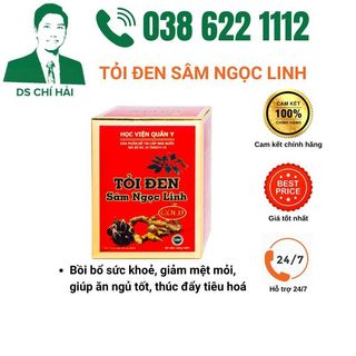 Tỏi Đen Sâm Ngọc Linh - Học viện Quân Y Hộp 60v