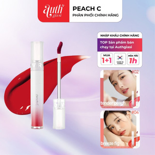 Son kem peach c river glow tint bóng siêu xinh