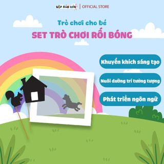 Set trò chơi RỐI BÓNG phát huy trí tưởng tượng, kể chuyện cho bé 3-6 tuổi Hộp Háo Hức