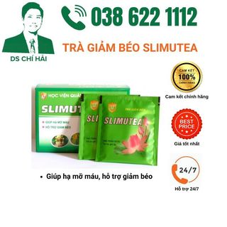 Combo 2 hộp trà giảm béo slimutea học viện quân y
