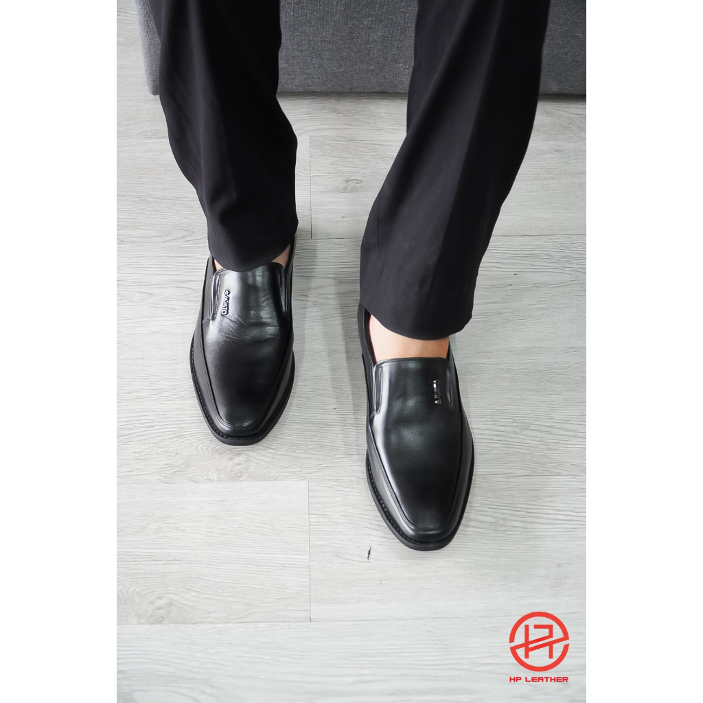 Giày Tây Nam Công Sở Da Bò Nhập Khẩu Giày Loafer Moctoe (GL14)