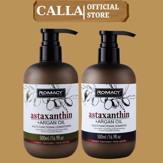 Cặp Dầu Gội Xả Dưỡng Sinh ROMACY ASTAXANTHIN 500ML * 2 Phục Hồi Chống Lão Hóa Tóc Và Da Đầu